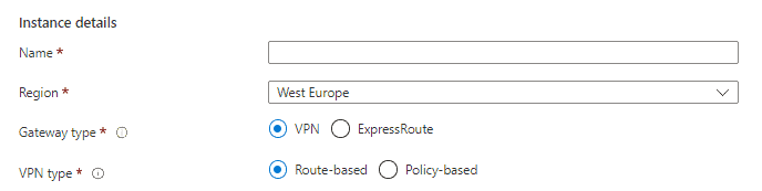 VPN Gateway ve ExpressRoute Gateway